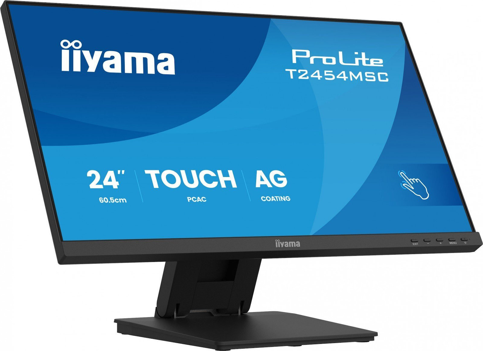 Iiyama T2454MSC-B3AG IPS Touch Monitor 23.8" FHD 1920x1080 with Response Time 4ms GTG view 2