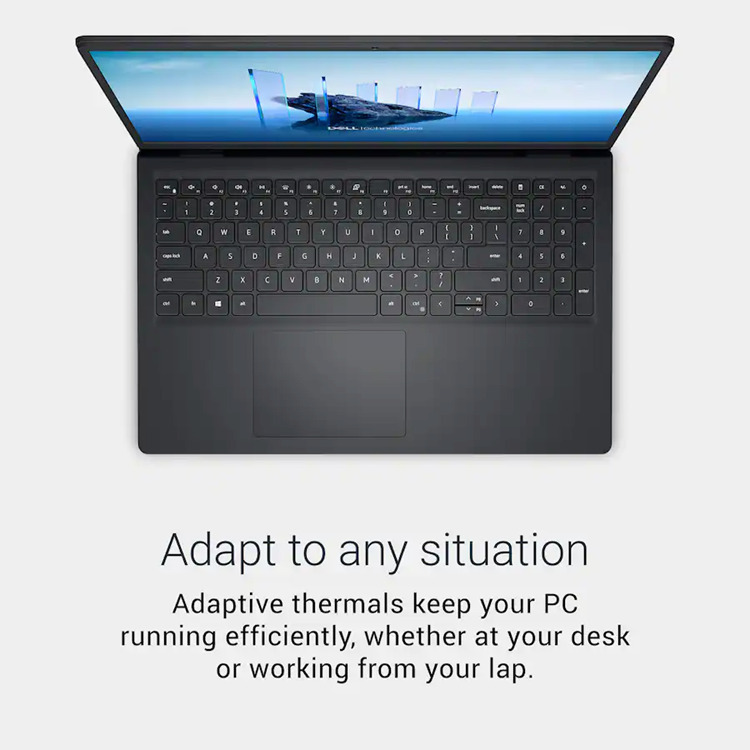 Dell 15 DC15250 15.6" FHD (i5-1334U/8GB/512GB SSD/W11 S) Carbon Black (US Keyboard) view 6