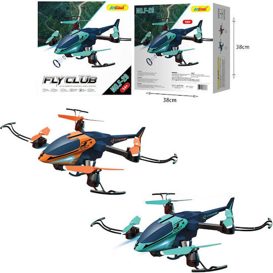 Andowl F-20 Fly Club Drone 2.4 GHz with 4K Camera vue 3