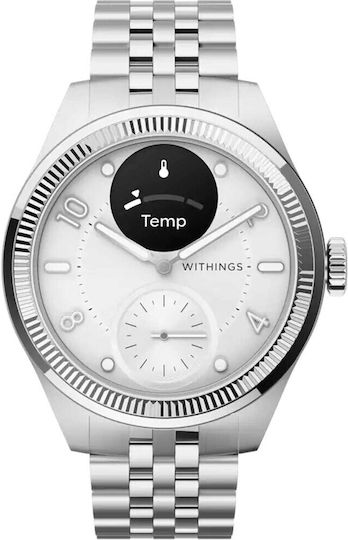 Withings Scanwatch Nova Brilliant Titanium 39mm with Heart Rate Monitor (Titanium-Grey) view 2