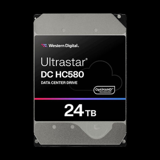 Western Digital Ultrastar DC HC580 24TB HDD Hard Drive 3.5" SATA III 7200rpm with 512MB Cache for Server / Recorder 0F62796 vue 7