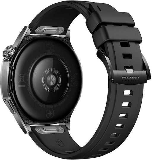Huawei Watch GT 5 Stainless Steel 46mm Waterproof with Heart Rate Monitor (Black) view 3