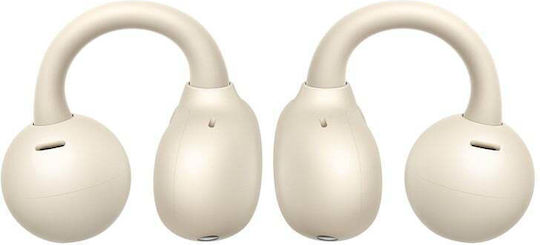 Huawei FreeClip Earbud Bluetooth Handsfree Earphones with Sweat Resistance and Charging Case Beige view 3
