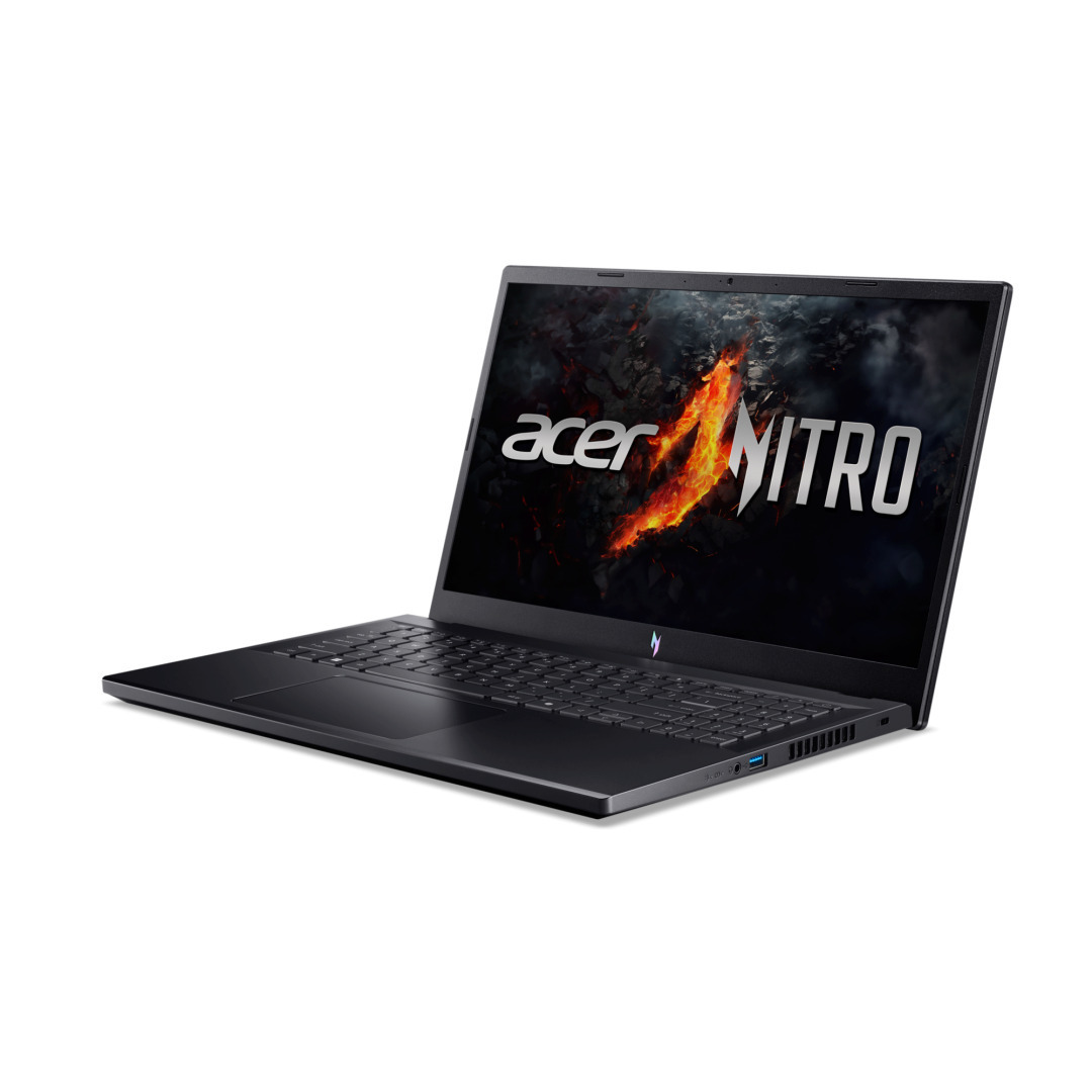 Acer Nitro V 15 ANV15-41 15.6" IPS FHD 144Hz (Ryzen 5-7535HS/16GB/512GB SSD/No OS) Obsidian Black (US Keyboard) vue 8