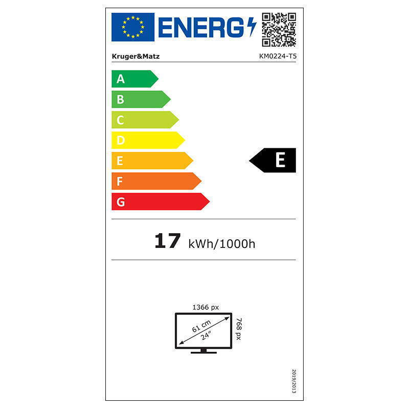 Kruger & Matz TV 24" HD Ready LED KM0224-T5 2023 view 4