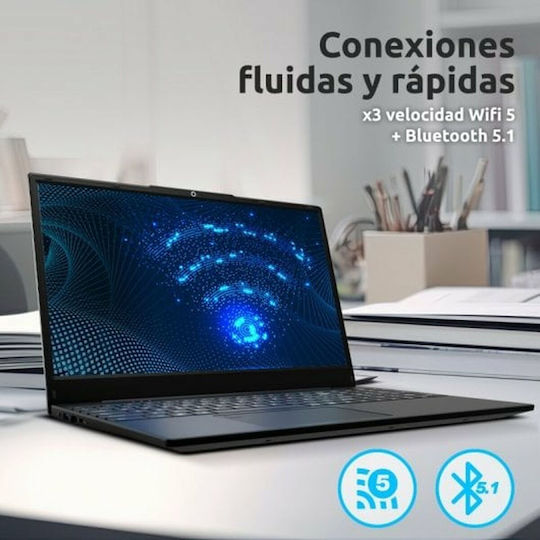 Alurin Flex Advance 15.6" IPS FHD (Ryzen 7-5700U/16GB/1TB SSD/W11 Home) (ES Keyboard) view 4