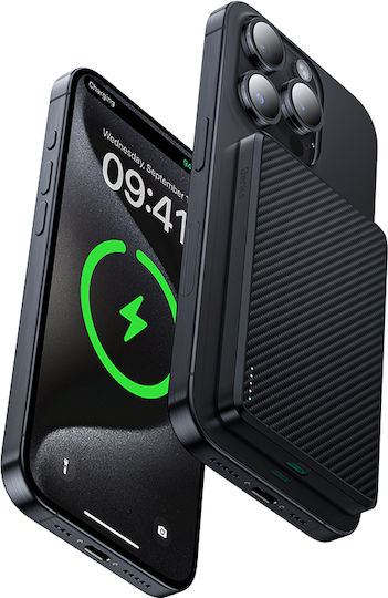 Benks MP15 MagSafe Power Bank 5000mAh with USB-C Port Black