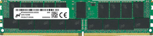 Micron DDR4 with Module 1x32GB and Speed 3200 for Server MTA18ASF4G72PZ-3G2R view 2