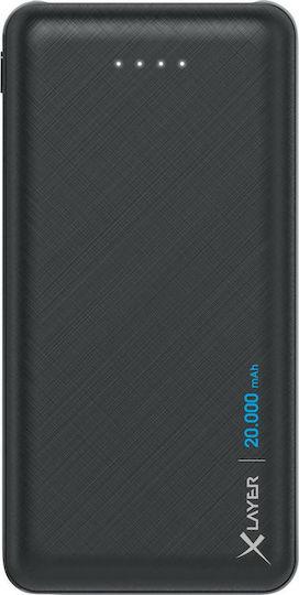 Xlayer 217283 Power Bank 20000mAh with 2 USB-A Output Ports Black view 1