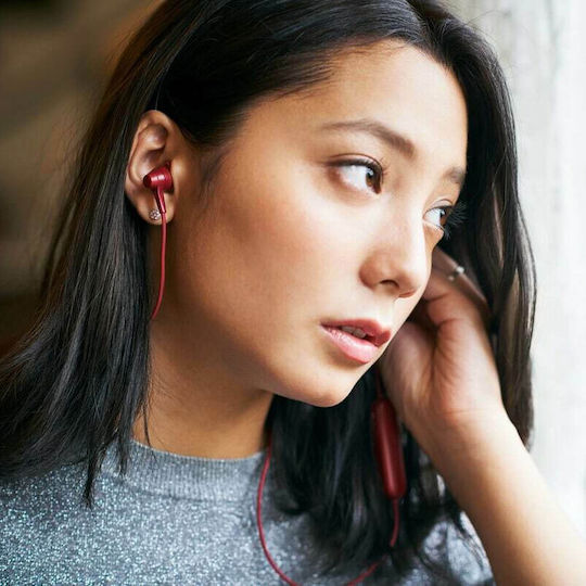 Pioneer C4 In-ear Bluetooth Handsfree Earphones Red view 4