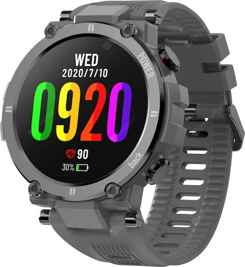 Kospet Raptor Aluminium 47mm Waterproof Smartwatch with Heart Rate Monitor (Gray)
