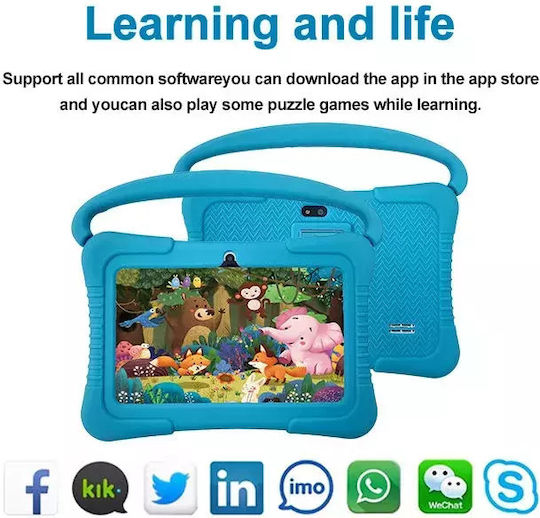 Nubi Wintouch K705 7" Tablet (2GB/32GB) Blue / Black view 3