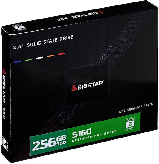 Biostar S160 SSD 256GB 2.5'' Type with SATA III Connection view 4