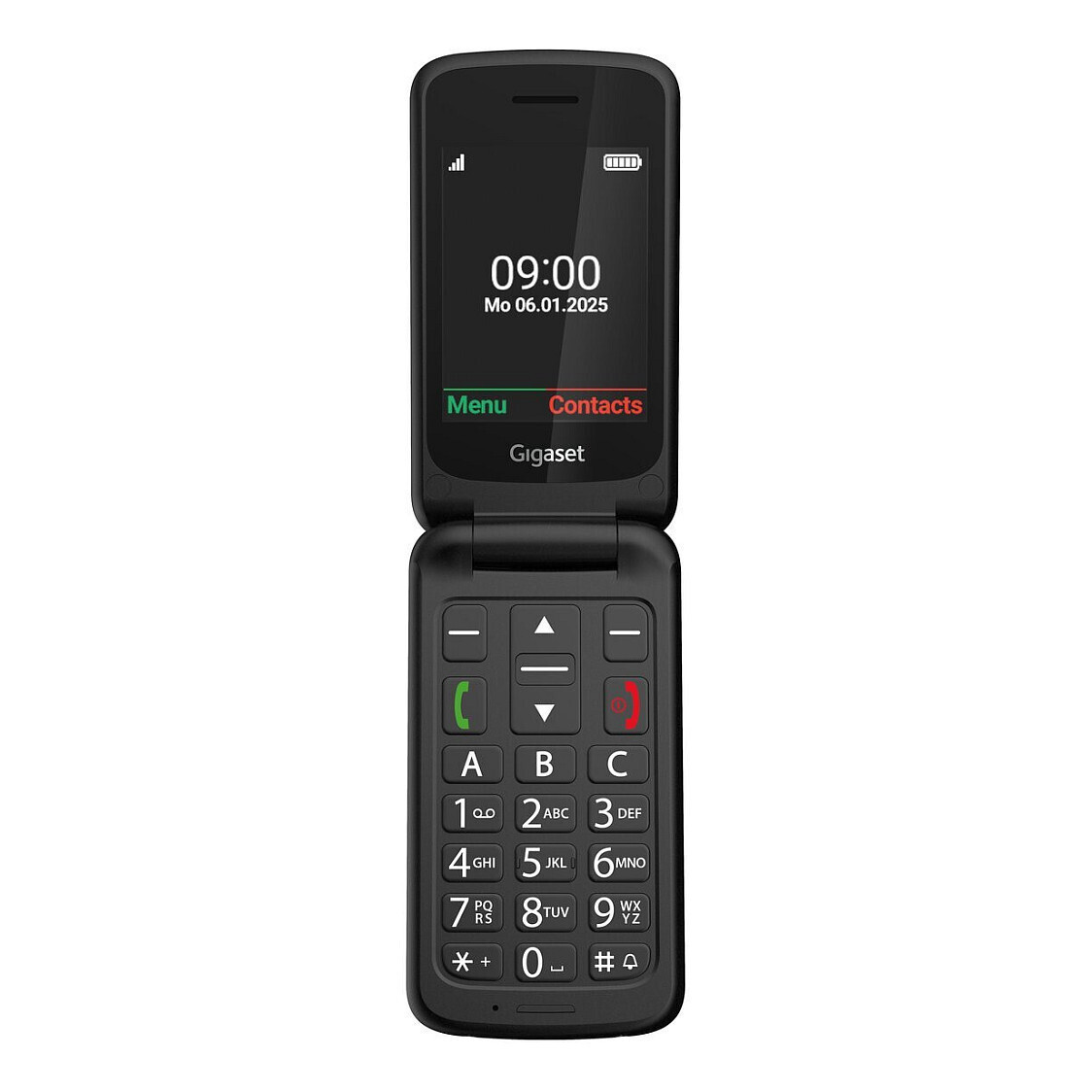Gigaset GL595 Single SIM Mobile with Large Buttons Black view 6