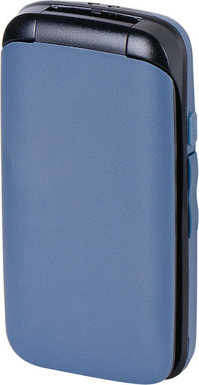 Trevi Flex 50 C Single SIM Mobile with Large Buttons (English) Blue view 2