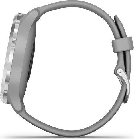Garmin Vivomove 3 Stainless Steel 44mm Waterproof Smartwatch with Heart Rate Monitor (Powder Gray / Silver) view 8