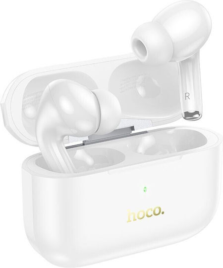 Hoco EW56 Plus In-ear Bluetooth Handsfree Earphones with Charging Case White view 5