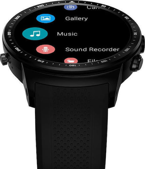 Zeblaze THOR PRO 3G 47mm Smartwatch with Heart Rate Monitor (Black) view 3