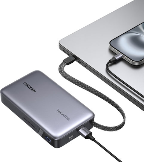 Ugreen PB551 Power Bank 20000mAh 145W with USB-A Port and USB-C Port Power Delivery Gray view 2
