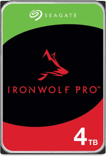Seagate Ironwolf Pro 4TB HDD Hard Drive 3.5" SATA III 7200rpm with 256MB Cache for NAS ST4000NT001