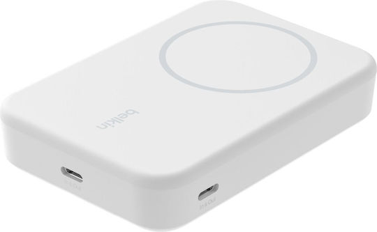 Belkin BoostCharge Pro MagSafe Power Bank 10000mAh 15W White