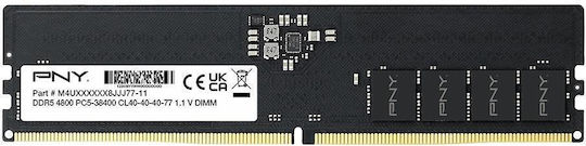 PNY Performance Bulk DDR5 with Module 1x16GB and Speed 4800 for Desktop MD16GSD54800-BLK view 4