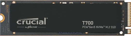 Crucial T700 SSD 1TB M.2 Type with PCI Express 5.0 Connection PS5 Compatible CT1000T700SSD3