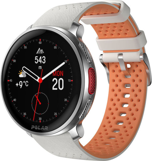 Polar Vantage V3 Aluminium 47mm Waterproof Smartwatch with Heart Rate Monitor (Sunrise Apricot) view 1