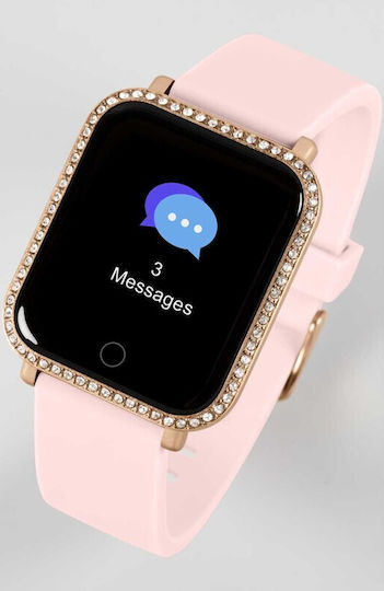 Reflex Active Series 06 Stainless Steel 36mm Smartwatch with Heart Rate Monitor (Blush Stone) view 7