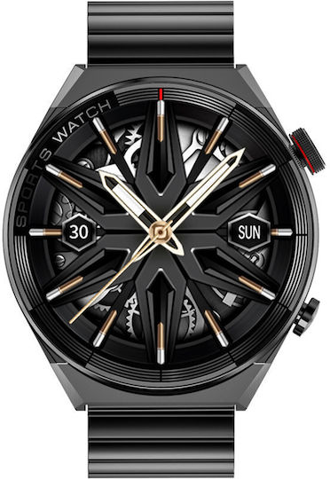 AGBarr Battery Watch with Metal Bracelet