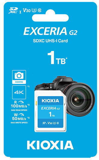 Kioxia Exceria SDXC 128GB Class 10 U3 view 2