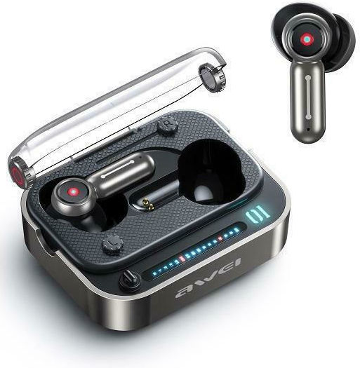 Awei T58 In-ear Bluetooth Handsfree Earphones with Charging Case Black