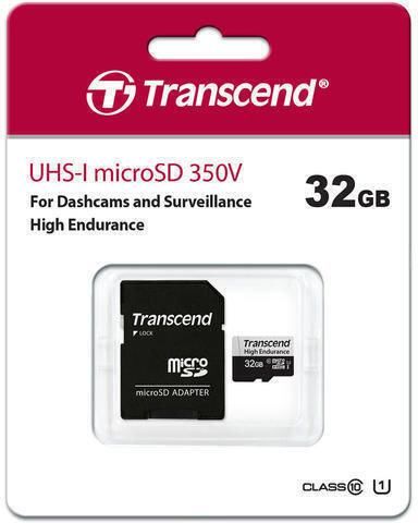 Transcend 350V microSDHC 32GB U3 UHS-I 95MB/s with Adapter 表示 3