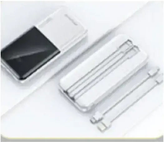 Awei P40K Power Bank 10000mAh with 2 USB-A Ports White view 3