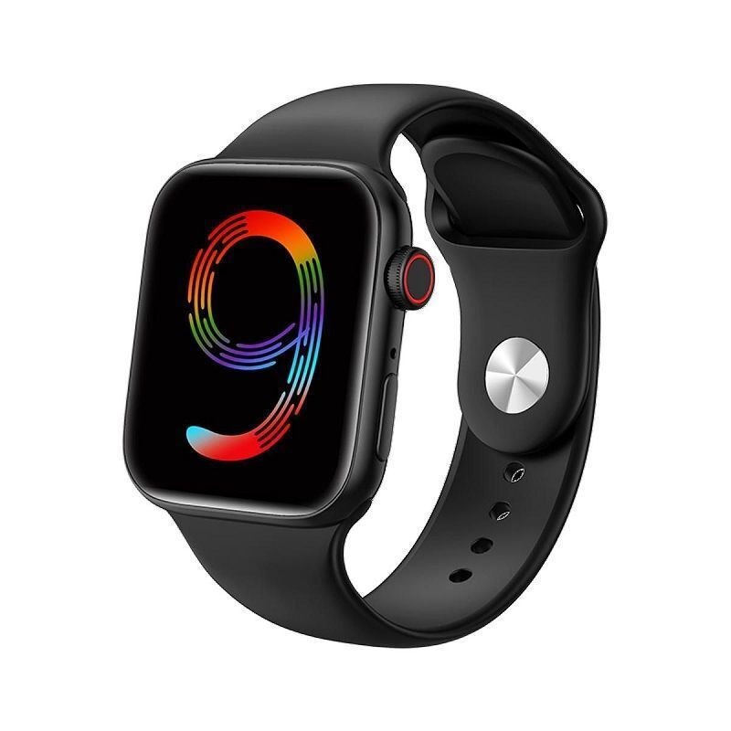 T20 Max 49mm Smartwatch with Heart Rate Monitor (Black)