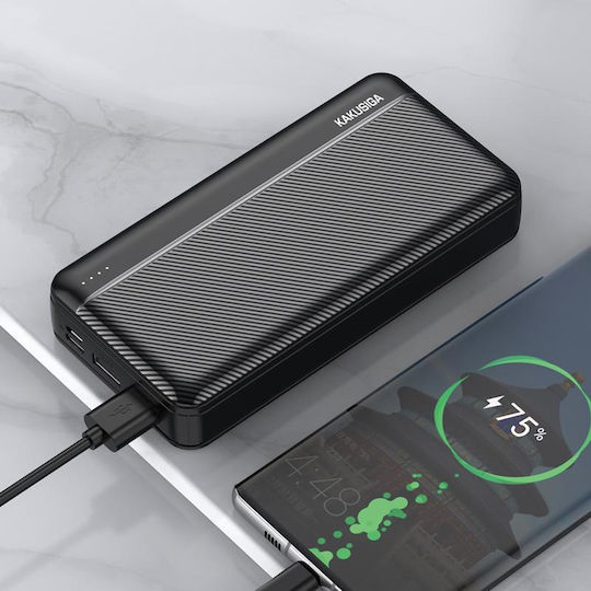 KAL Electronics KSC-1085 Power Bank 18000mAh with 2 USB-A Ports and USB-C Port Black view 2