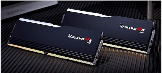 G.Skill Ripjaws M5 RGB DDR5 64GB RAM with 2x32GB Modules and Speed 6000 for Desktop F5-6000J3040G32GX2-RM5RK Ansicht 4