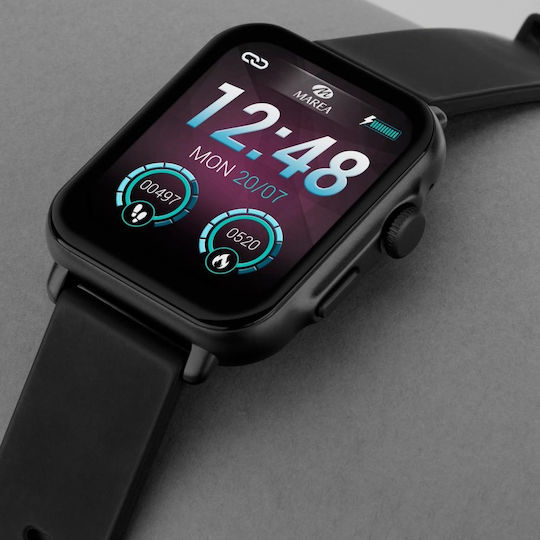 Marea B63002/1 Smartwatch with Heart Rate Monitor (Black) view 2