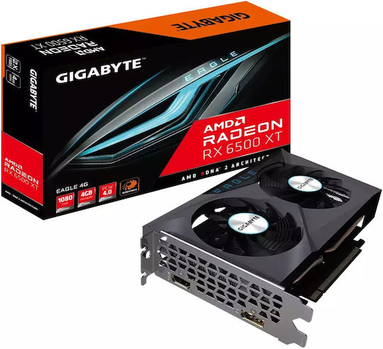 Gigabyte Radeon RX 6500 XT 4GB GDDR6 Eagle Graphics Card view 1