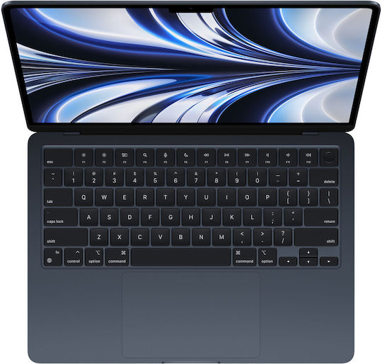 Apple MacBook Air 13.6" (2022) QHD+ (M2-8-core/8GB/512GB SSD) Midnight (US Keyboard) vue 2