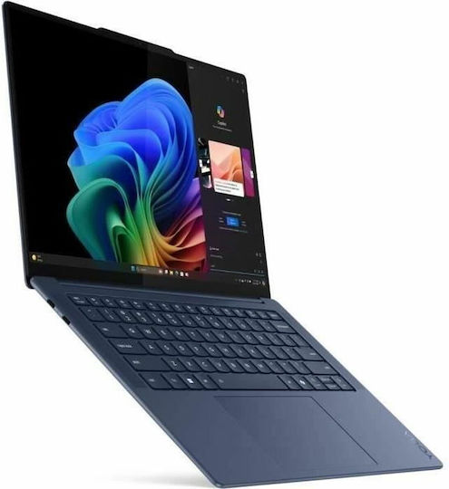 Lenovo Yoga Slim 7 14Q8X9 14.5" OLED Touchscreen (Snapdragon-X Elite X1E-78-100/16GB/1TB SSD/W11 Pro) Cosmic Blue (FR Keyboard) vue 2