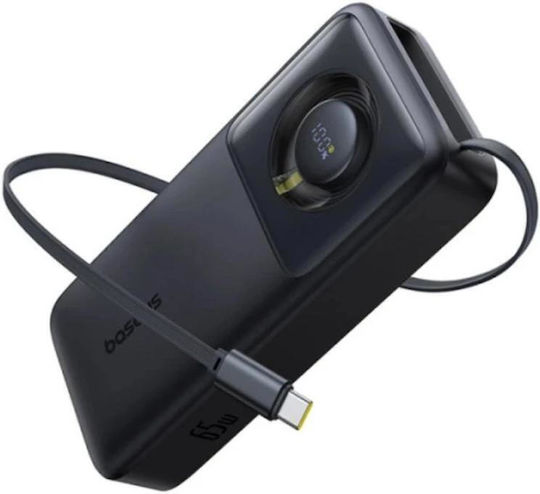 Baseus Free2Pull Power Bank 20000mAh 65W with USB-C Port Black view 3