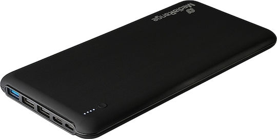 MediaRange MR754 Power Bank 25000mAh 18W with 3 USB-A Ports and USB-C Port Power Delivery Black