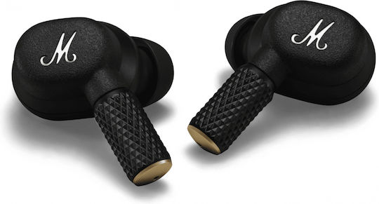 Marshall Motif II ANC In-ear Bluetooth Handsfree Earphones with Sweat Resistance and Charging Case Black view 3