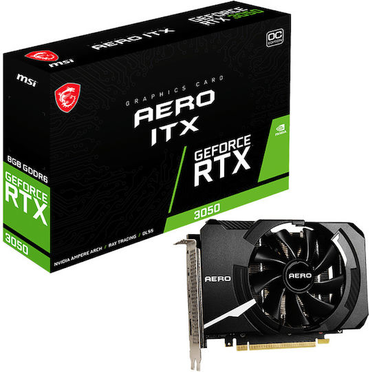 MSI GeForce RTX 3050 8GB GDDR6 Aero ITX OC Graphics Card
