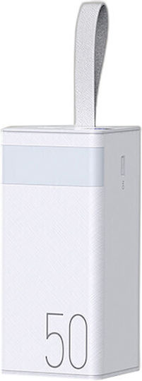 Remax RPP-321 Chinen Series Power Bank 50000mAh 22.5W with 2 USB-A Ports and USB-C Port White