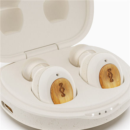 The House Of Marley Champion In-ear Bluetooth Handsfree Earphones with Charging Case Cream Ansicht 3