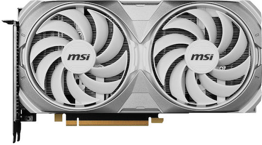 MSI GeForce RTX 4070 12GB GDDR6X VENTUS 2X WHITE OC Graphics Card view 3