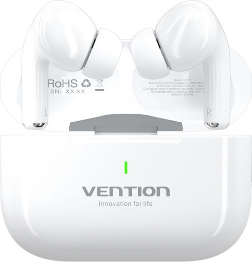 Vention In-ear Bluetooth Handsfree Earphones with Sweat Resistance and Charging Case White view 2