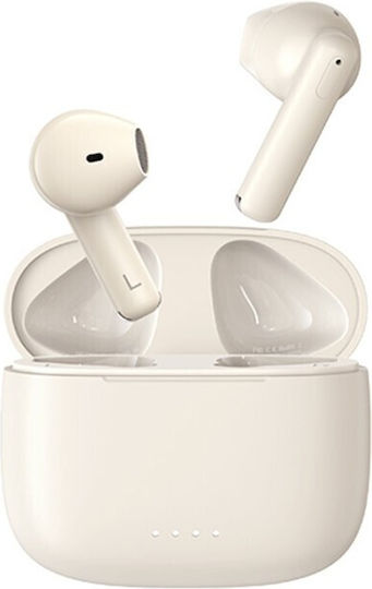 Remax Cozybuds 2E Bluetooth Handsfree Earphones with Charging Case White view 1